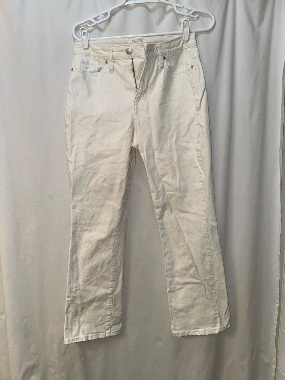 a new day White Straight-Leg Jeans